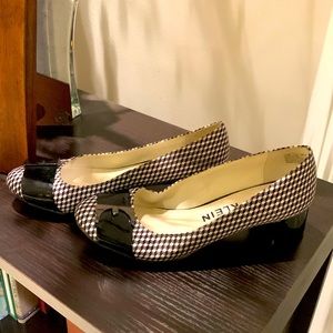 Anne Klein slip on small heel flats. Size 7.5